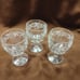 Vintage Grapevine Thumbprint Goblets - 3