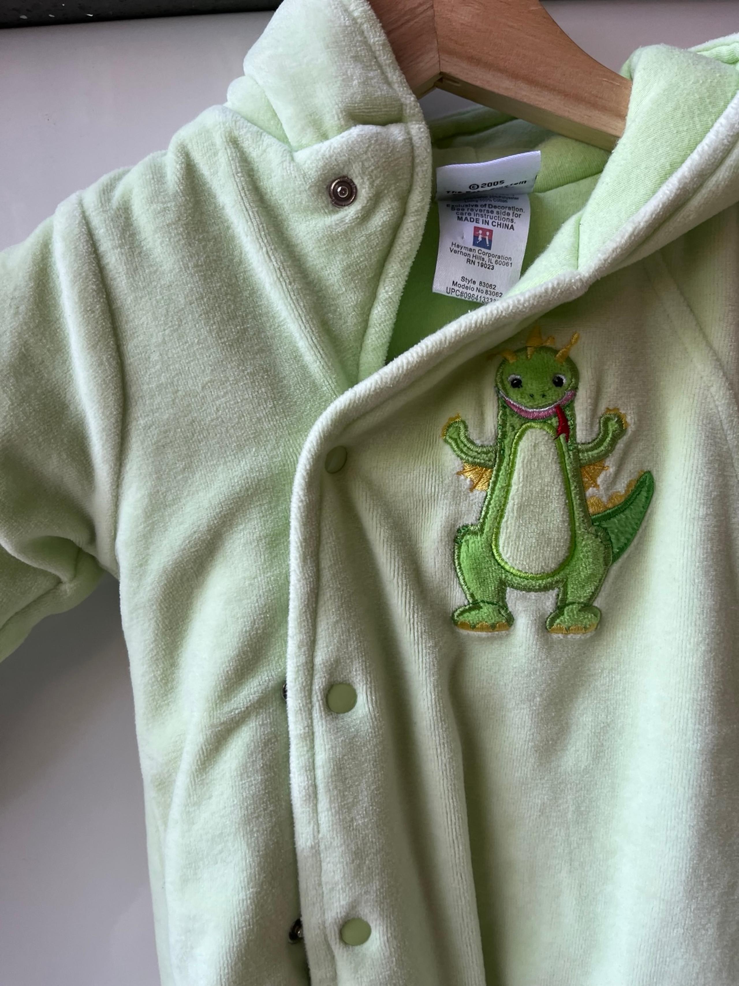 vintage baby einstein dino onesie
