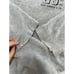 Levis Hoodie Womens Medium Large Grey Henley Pullover Knit Sweater Vintage