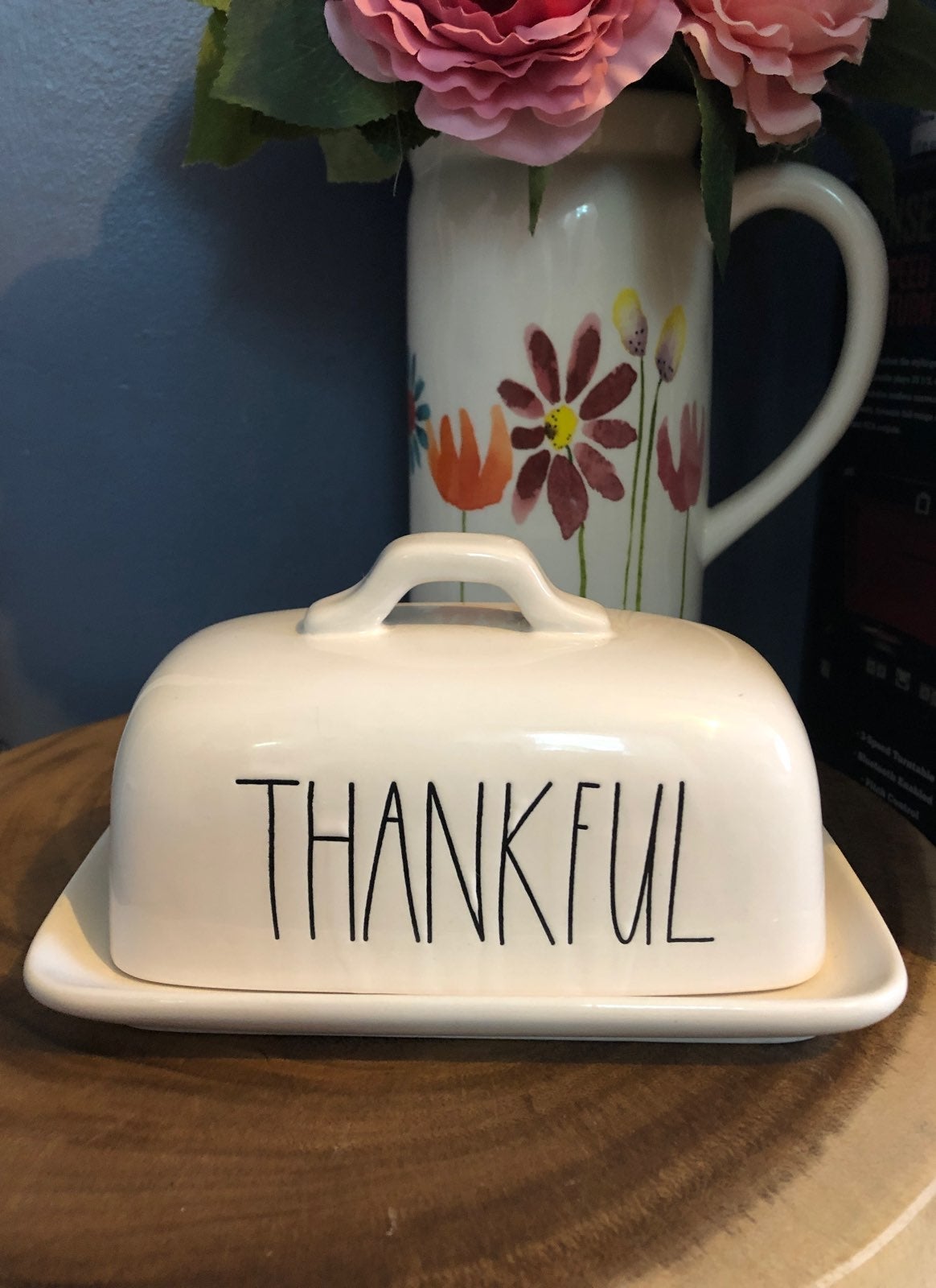Rae Dunn “Thankful” Butter Dish