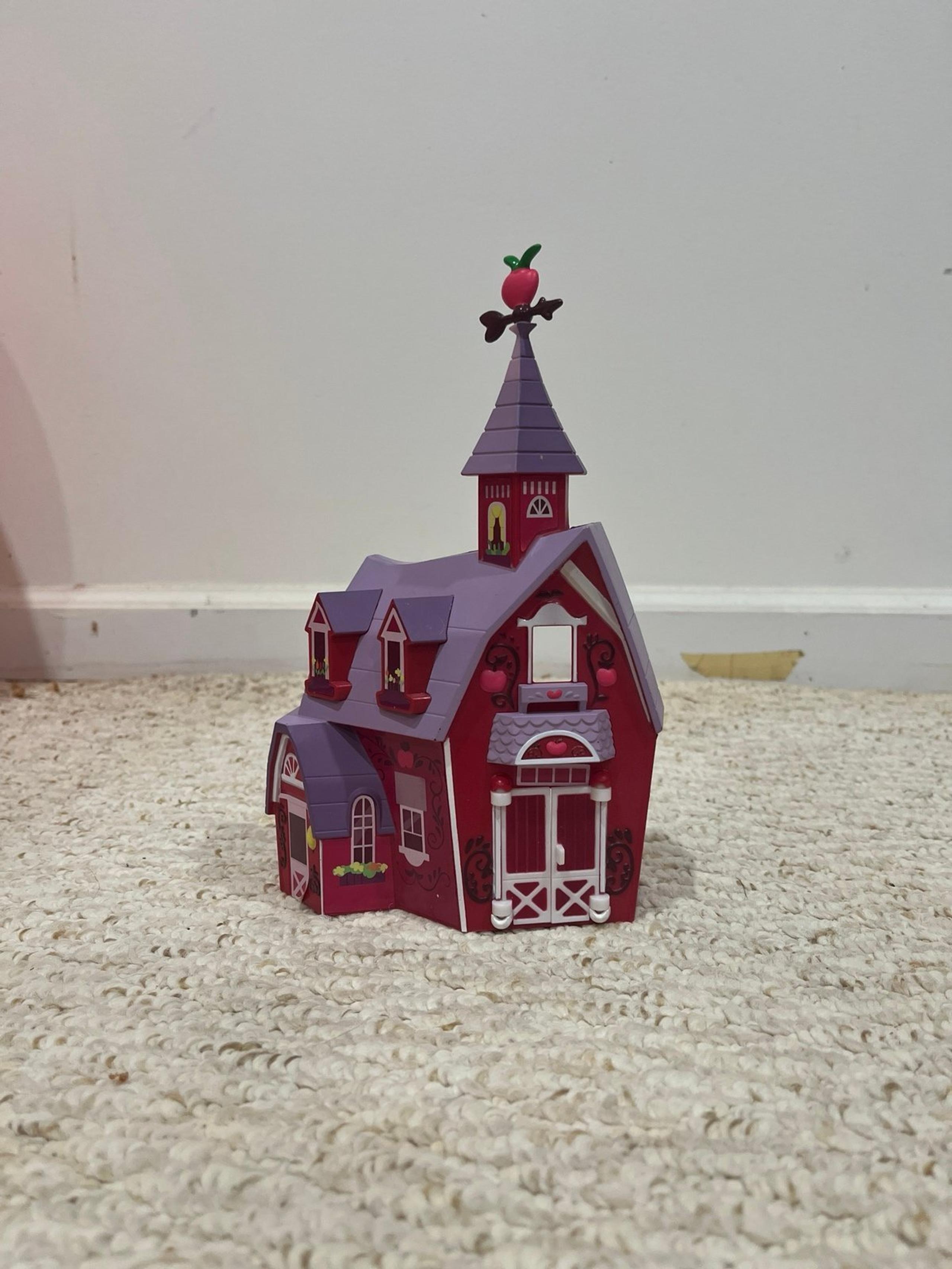 mlp g4 sweet apple acres barn with figure & accessories 2014