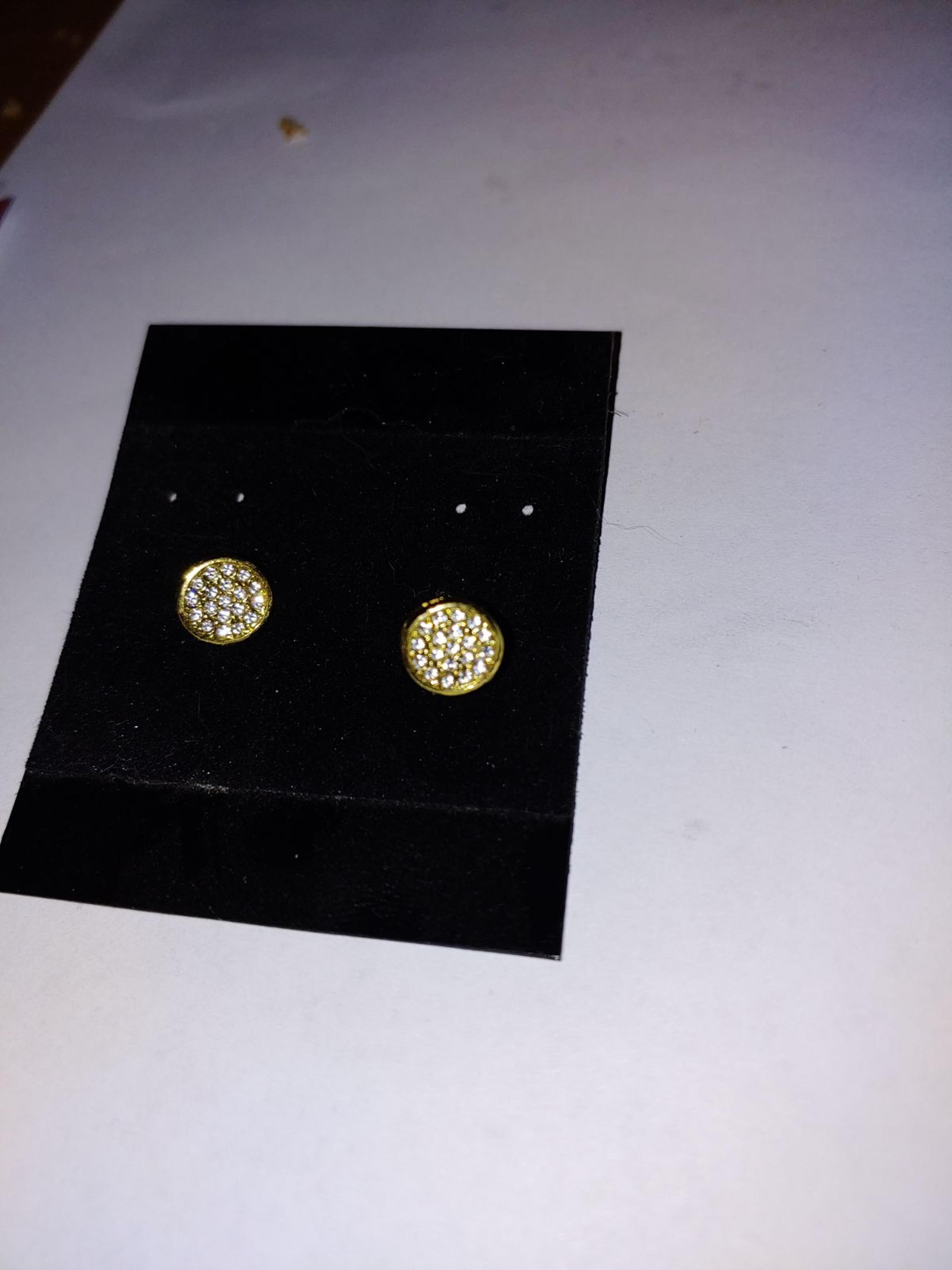 Rhinestone earrings