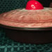 Vintage Over and Back Ceramic Deep Dish Pie Keeper