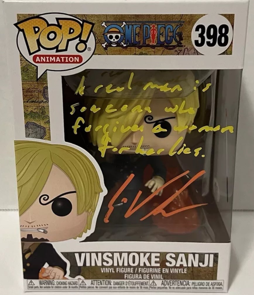 One Piece Sanji 2021 Funko Signed JSA w/Art