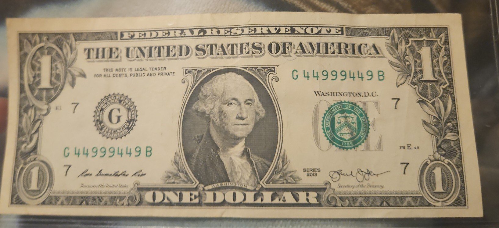 1 binary banknote