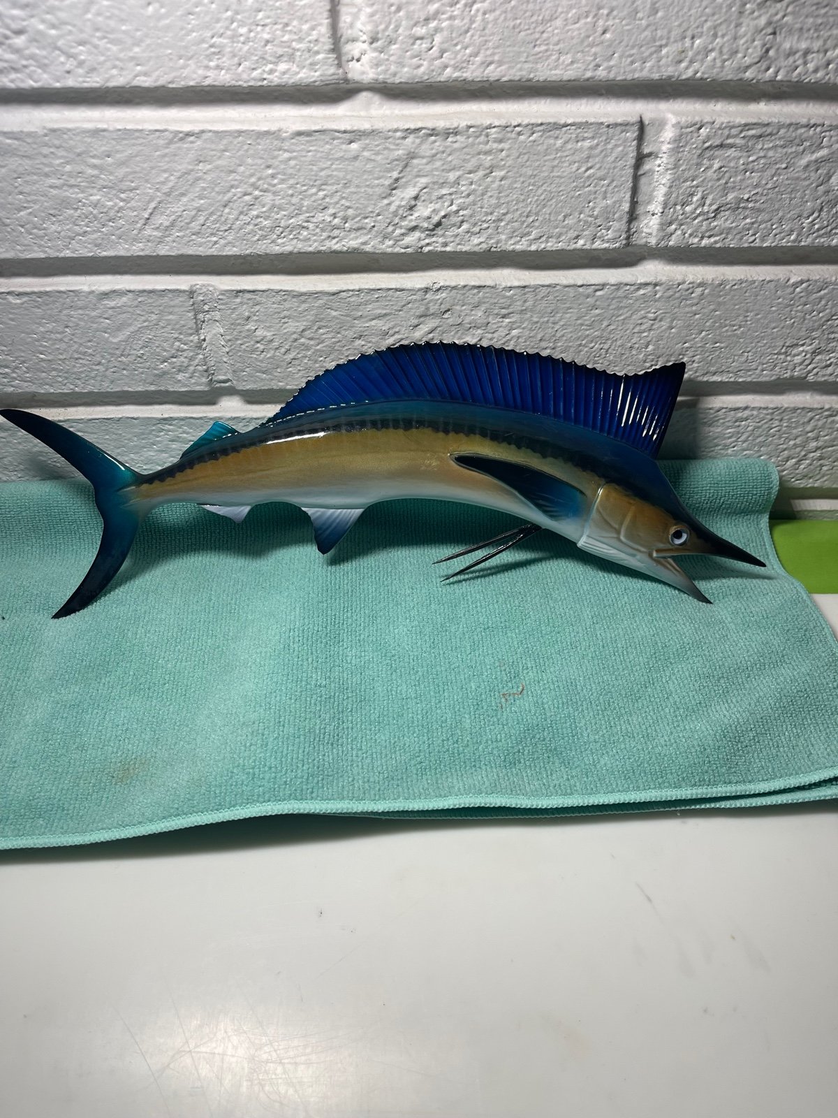 Sail Fish Plaque 13” in Length