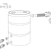 EarthMinded - Aquabarrel DIY RainBarrel Kit White (does NOT include barrel)