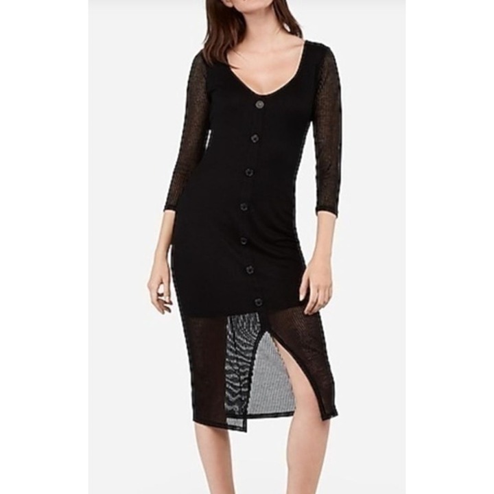 Express Winter Midi Dresses Mercari