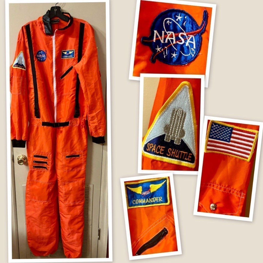 Underwraps Orange Astronaut Costume