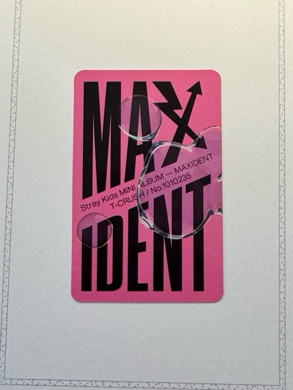 Felix Stray Kids Maxident Photocard | Mercari