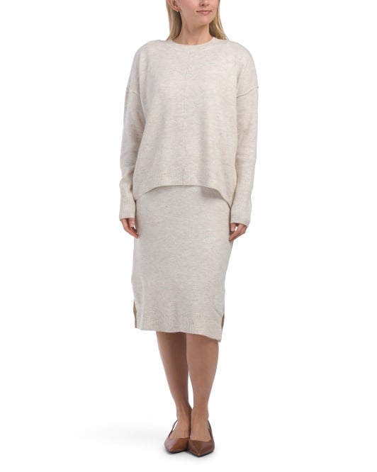 Like New — CeCe Sweater and Dress Set — Malted Color Size L