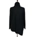 EILEEN FISHER Italian Merino Wool Turtleneck Neck Asymmetrical Knit Sweater S