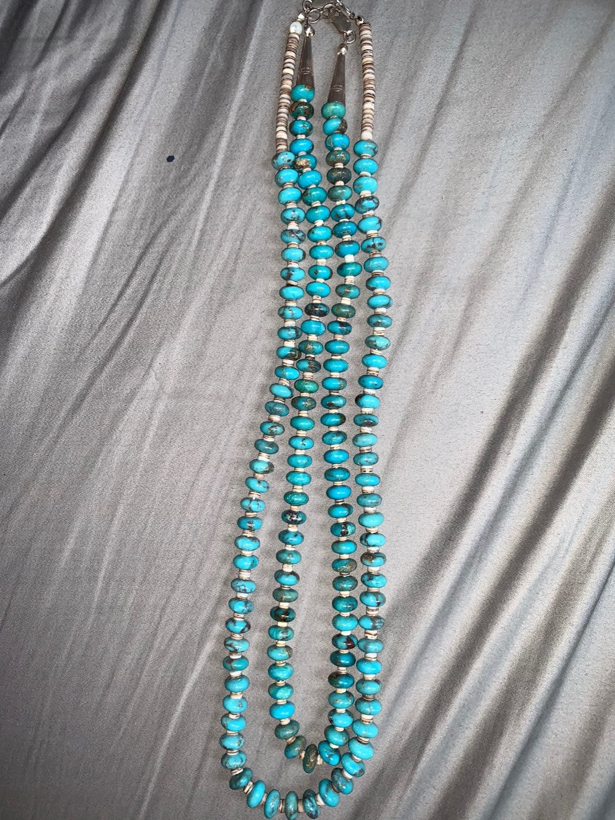 Vintage Turquoise and shell necklace
