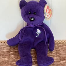 1997 Ty Beanie Baby Princess Diana Bear PVC Pellets First Edition Rare