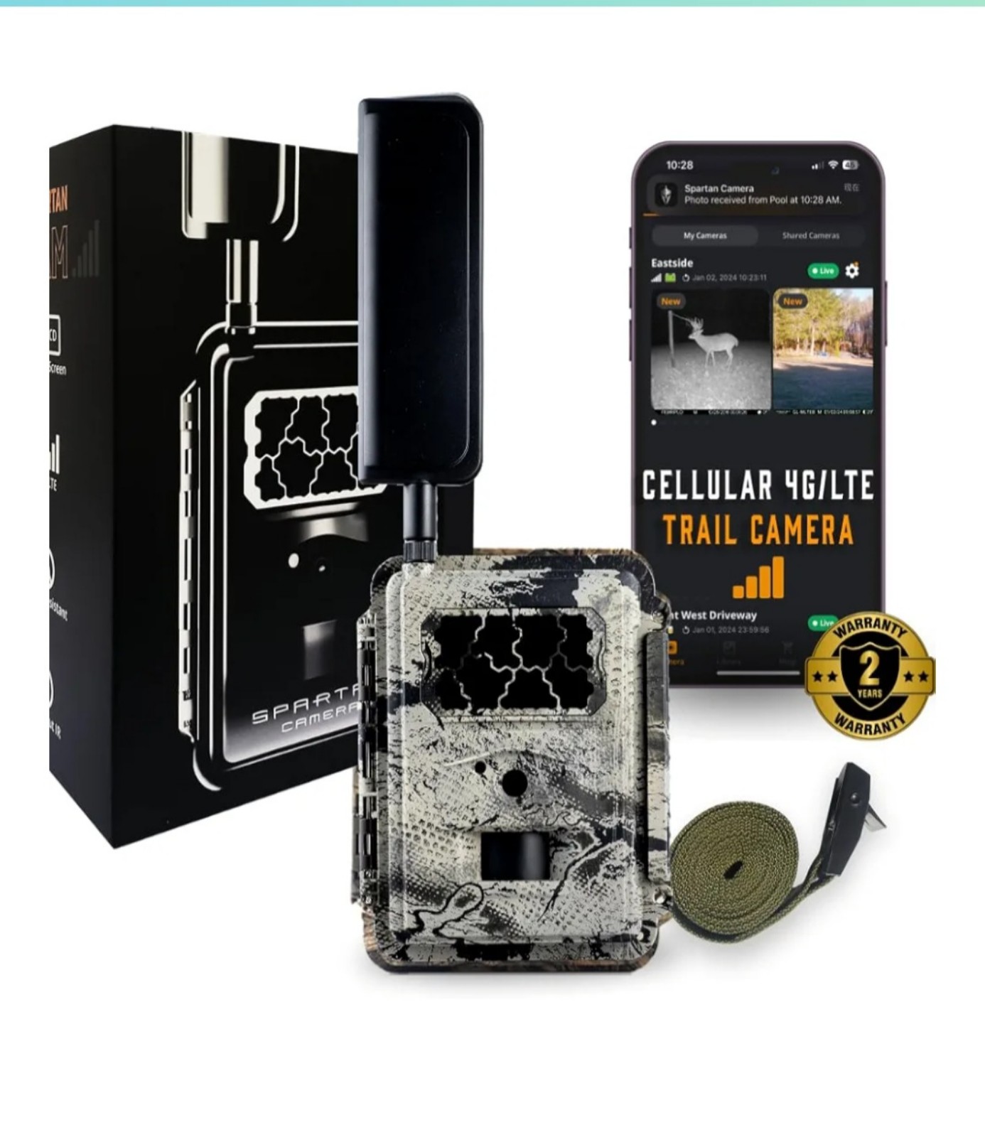 Spartan GoCam 4G LTE Trail Camera, Camouflage