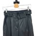 Aritzia Babaton Belted Pleat Pant Black Satin Size 2