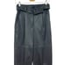 Aritzia Babaton Belted Pleat Pant Black Satin Size 2