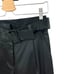Aritzia Babaton Belted Pleat Pant Black Satin Size 2