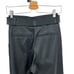 Aritzia Babaton Belted Pleat Pant Black Satin Size 2