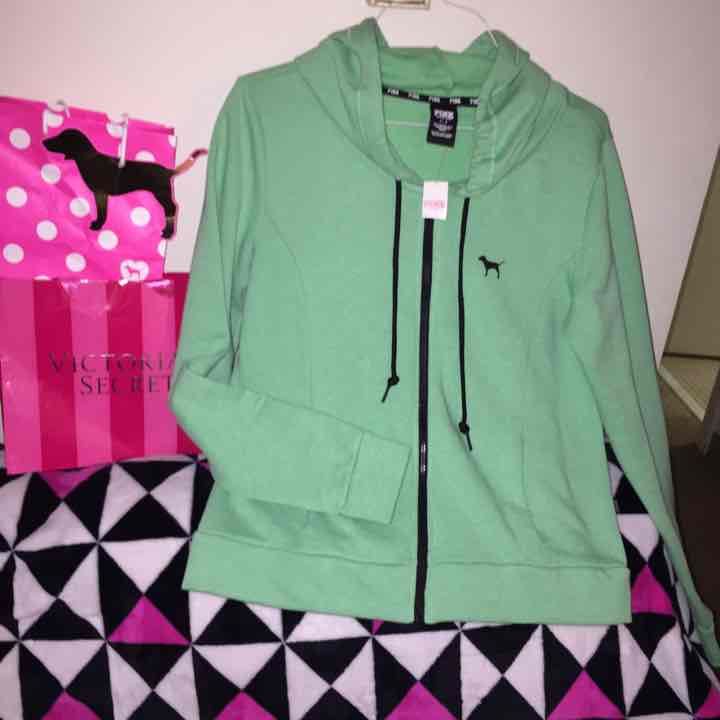^^ NWT VS PINK FILL ZIP HOODIE^^