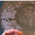 Macbeth-Evans Vintage Pink Depression Glass Round Platter 11.75 in Dogwood Pink