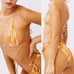 Nwt with Jean Betsey citrus print Ziggy bikini xs