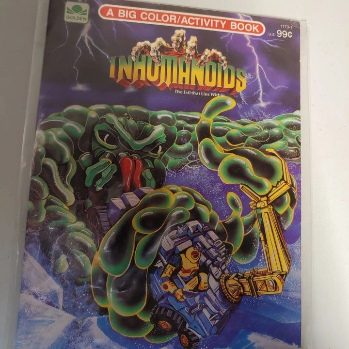 Inhumanoids Coloring Book NEW