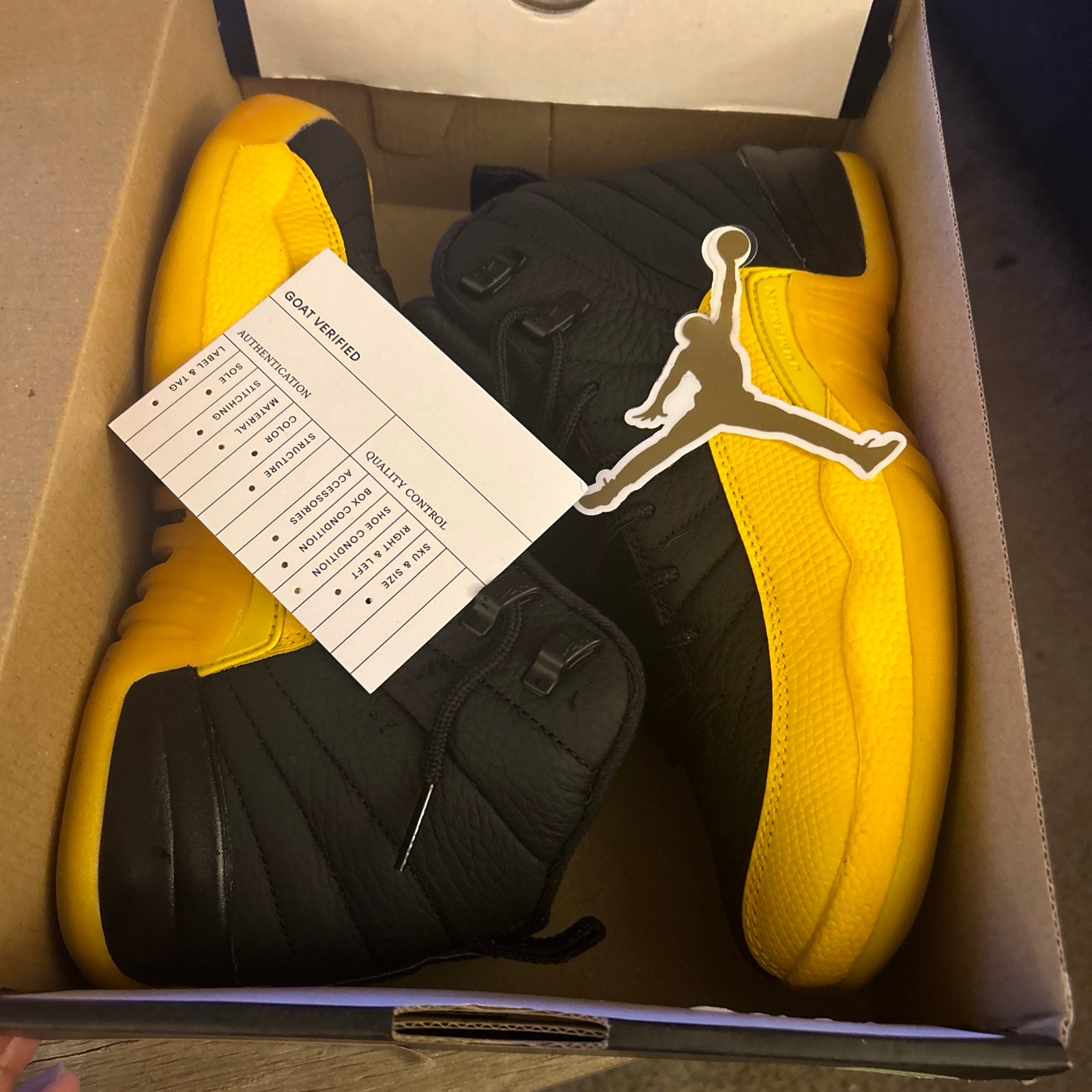 Jordan 12 university gold