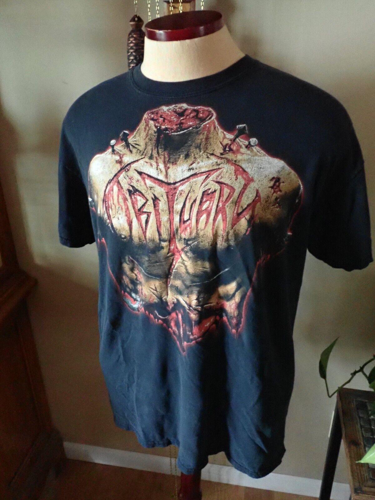 Obituary INKED IN BLOOD Rare Double-Sided Shirt Sz L