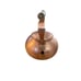Small Copper Metal Ware Kettle Blue & White Ceramic Handle