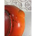VF Le Creuset Cousances Orange Flame 9 Cast Iron Enamel Double Spout Skillet