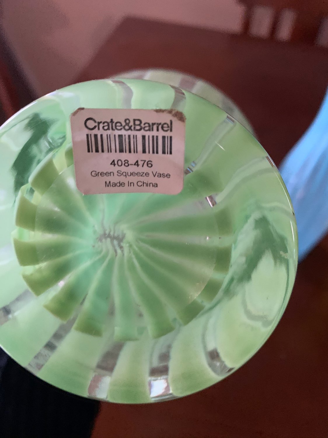 Crate and barrel apring vase