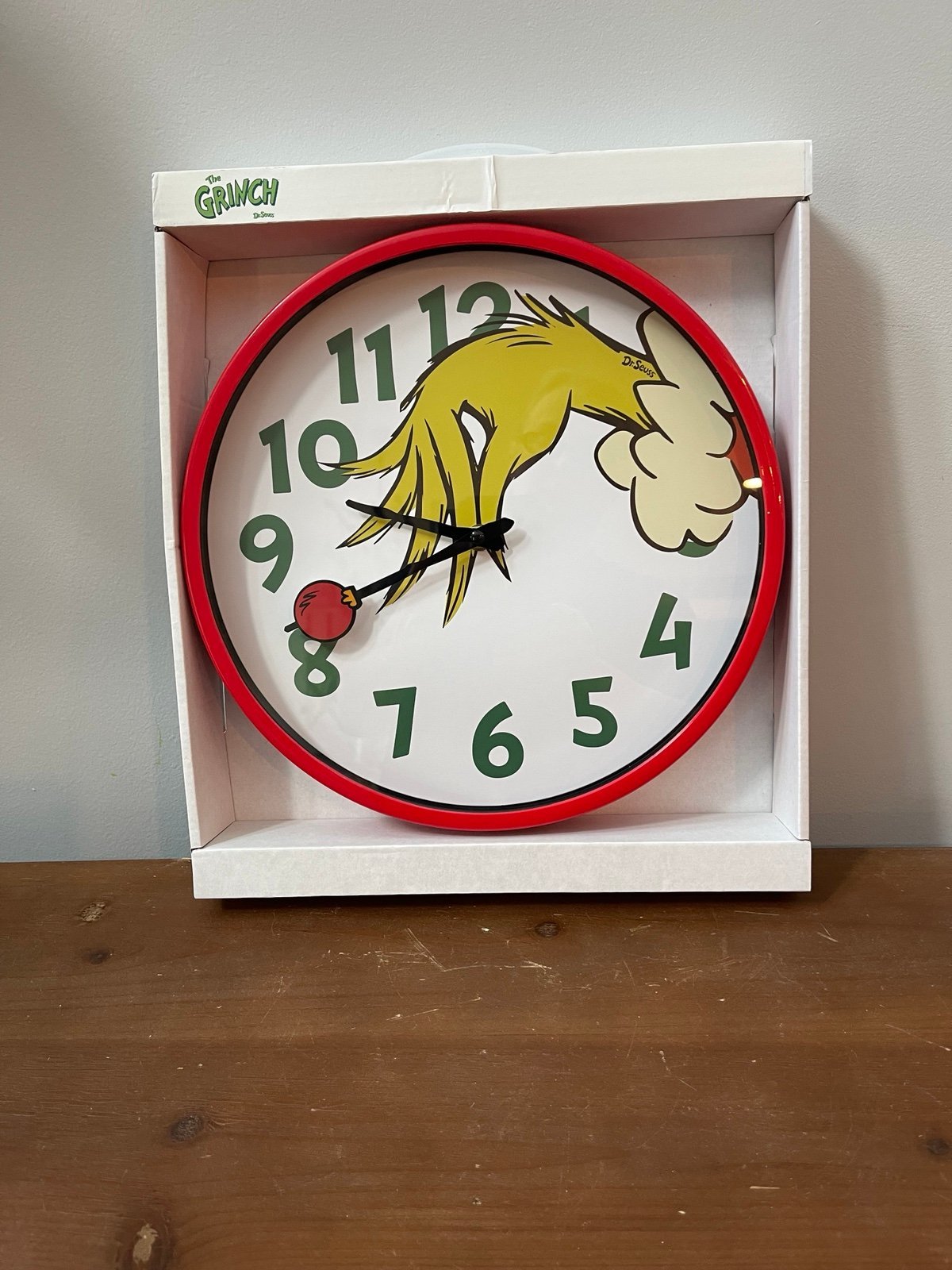 Grinch Wall Clock HTF