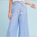 Anthropologie Linen Wide Leg Pants