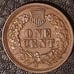 Choice 1865 Indian Head Penny Liberty showing Civil War Era USA Genuine Beauty