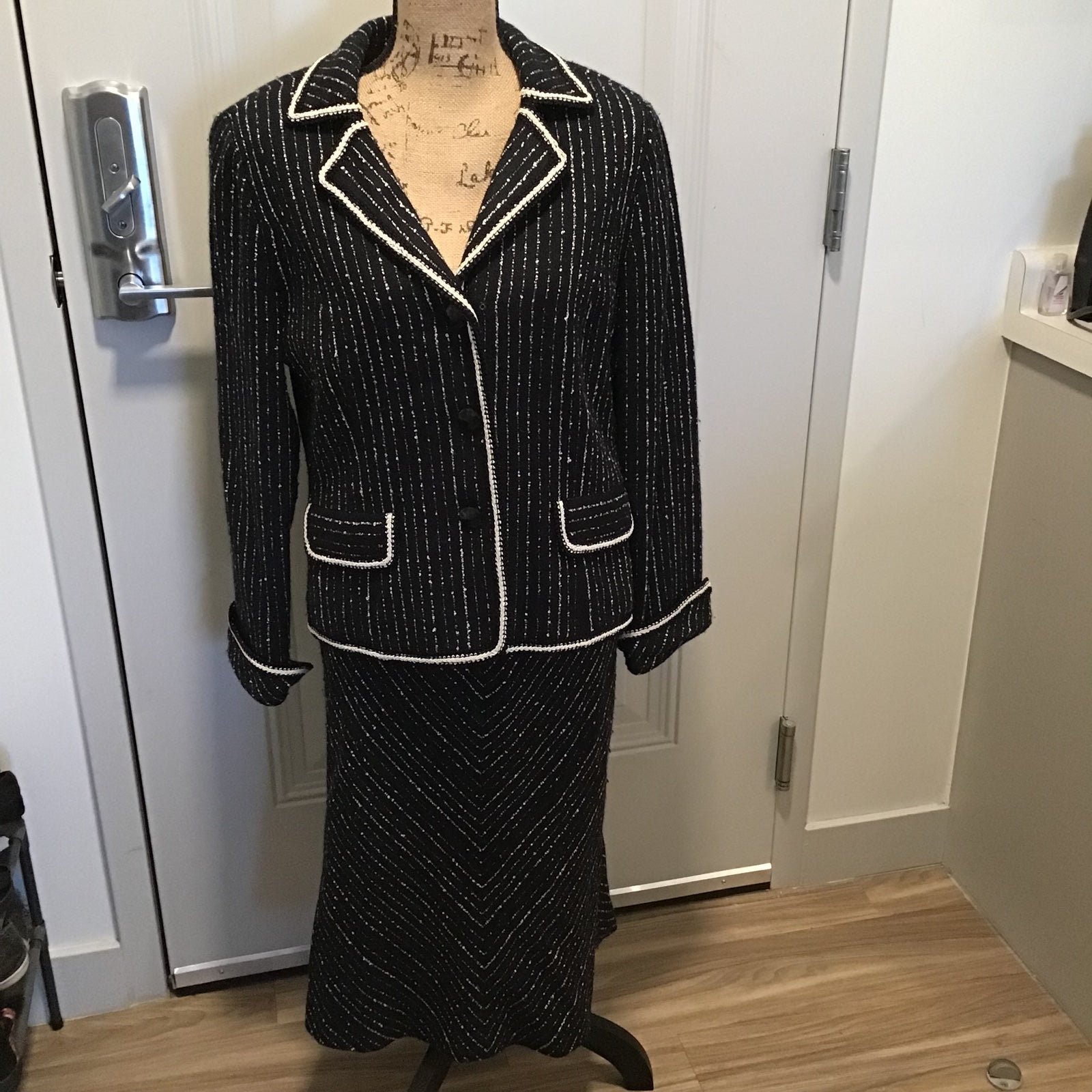 Shomi by Miller Shor 2 Piece Vintage Lined Skirt Suit Size 10