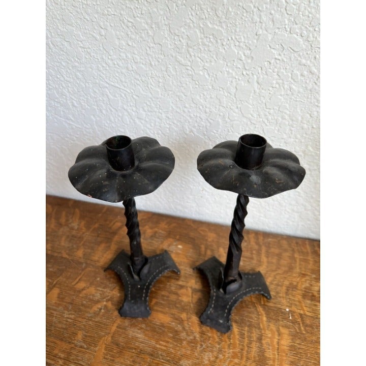 VINTAGE MID-CENTURY BRUTALIST CANDLE HOLDER