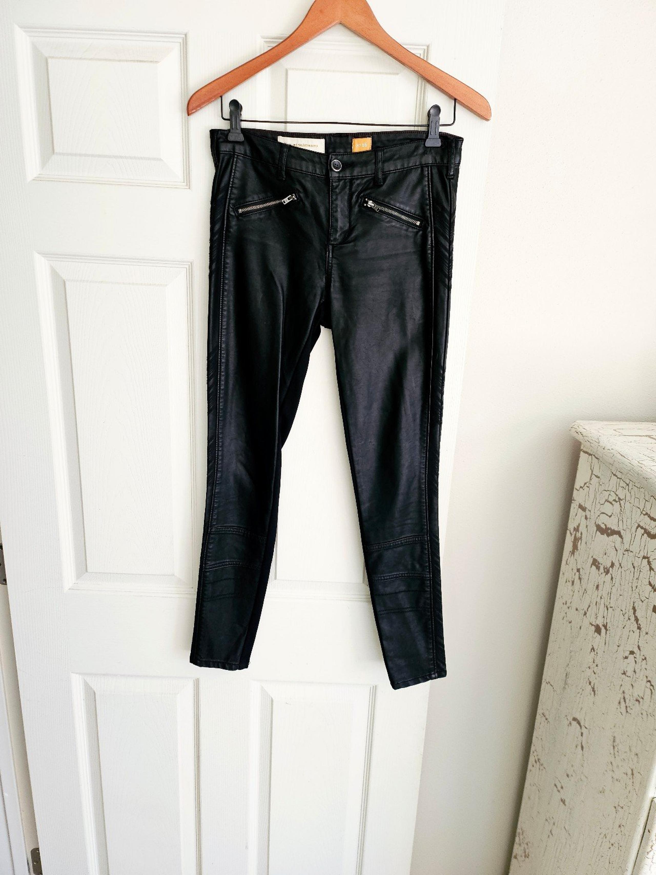 Pilcro and The Letterpress 26 Pleather Front Jeggings Good Condition