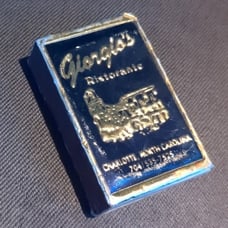 Vintage GIORGIO'S RISTORANTE Charlotte NC Matchbook Collectible Matches