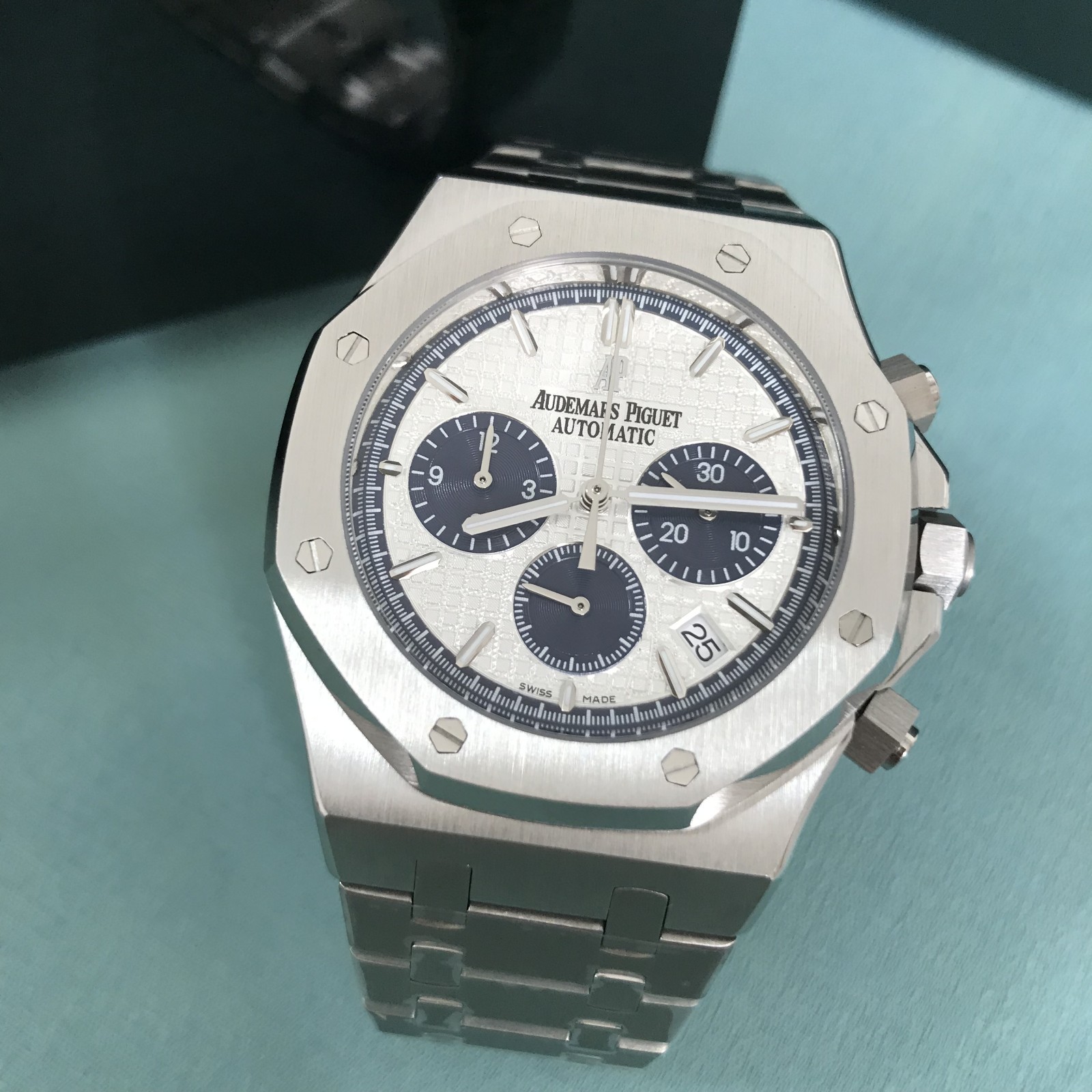Blue Dial Mens Watch