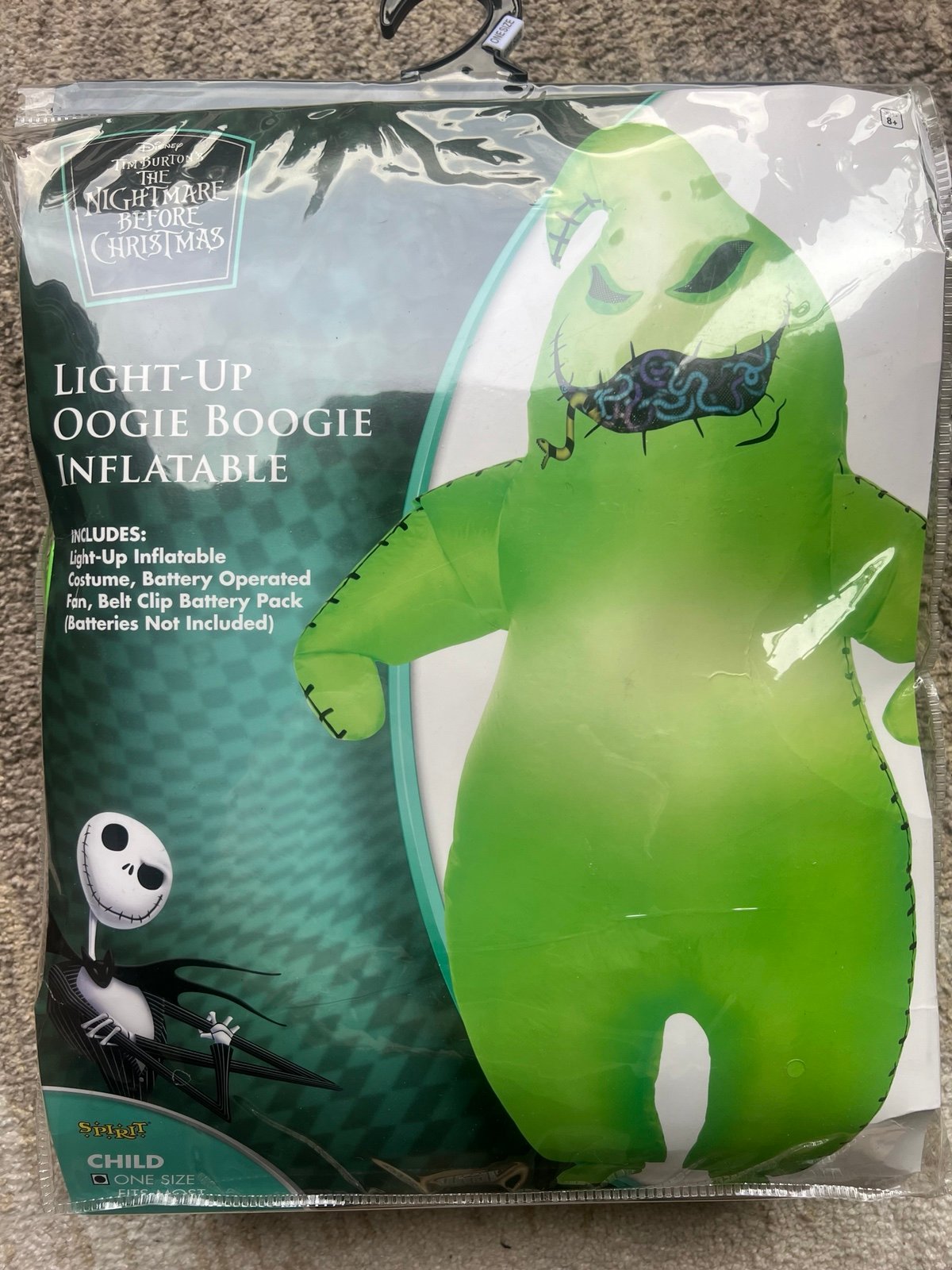 Spirit Halloween light up Oogie Boogie Child Costume
