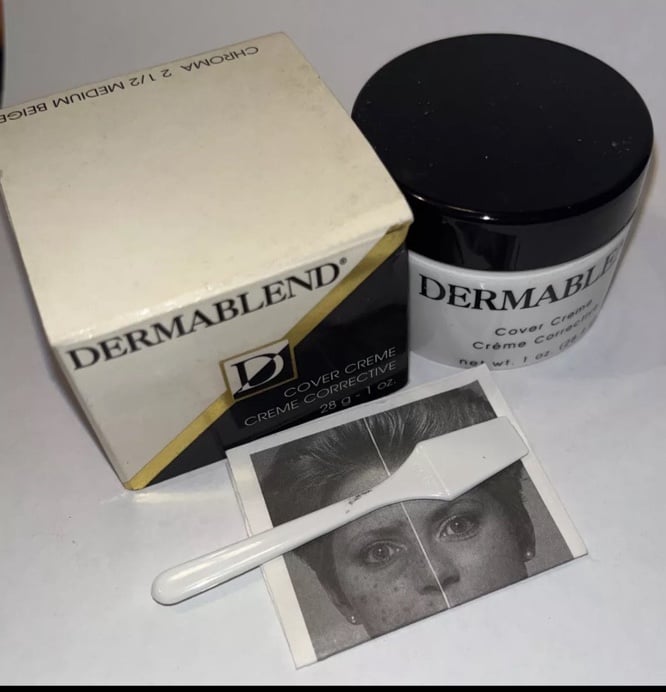 DERMABLEND CORRECTIVE COVER CREME ~1 Oz ~ MEDIUM BEIGE 2 1/2