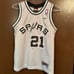 NB Nike Youth Sz S San Antonio Spurs #21 Tim Duncan Sewn Jersey NWOT