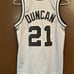 NB Nike Youth Sz S San Antonio Spurs #21 Tim Duncan Sewn Jersey NWOT