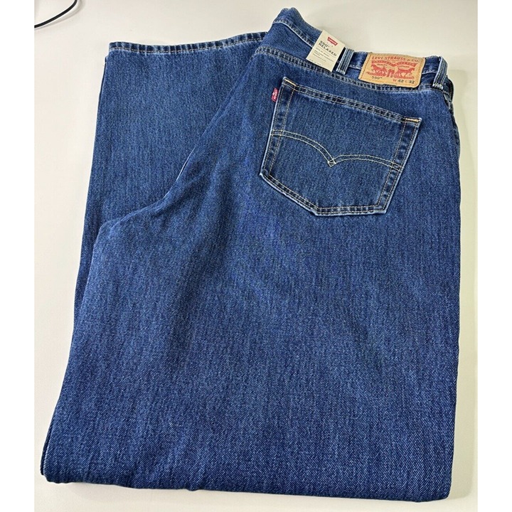 Levi's 550 Relaxed Men 42x32 Blue Jeans Tapered Leg NWT