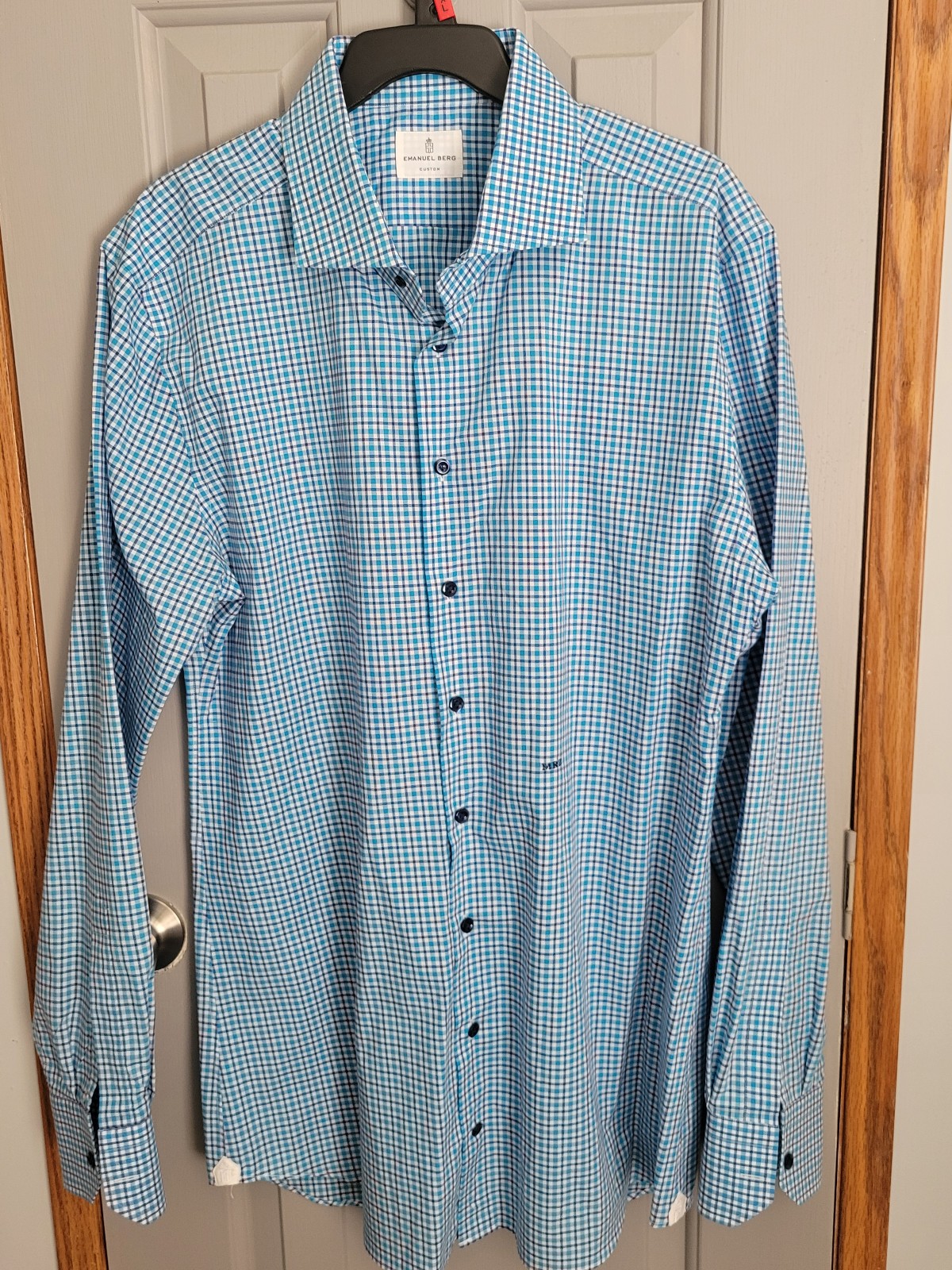 Emanuel Berg Custom Button Front Long Sleeve Shirt
