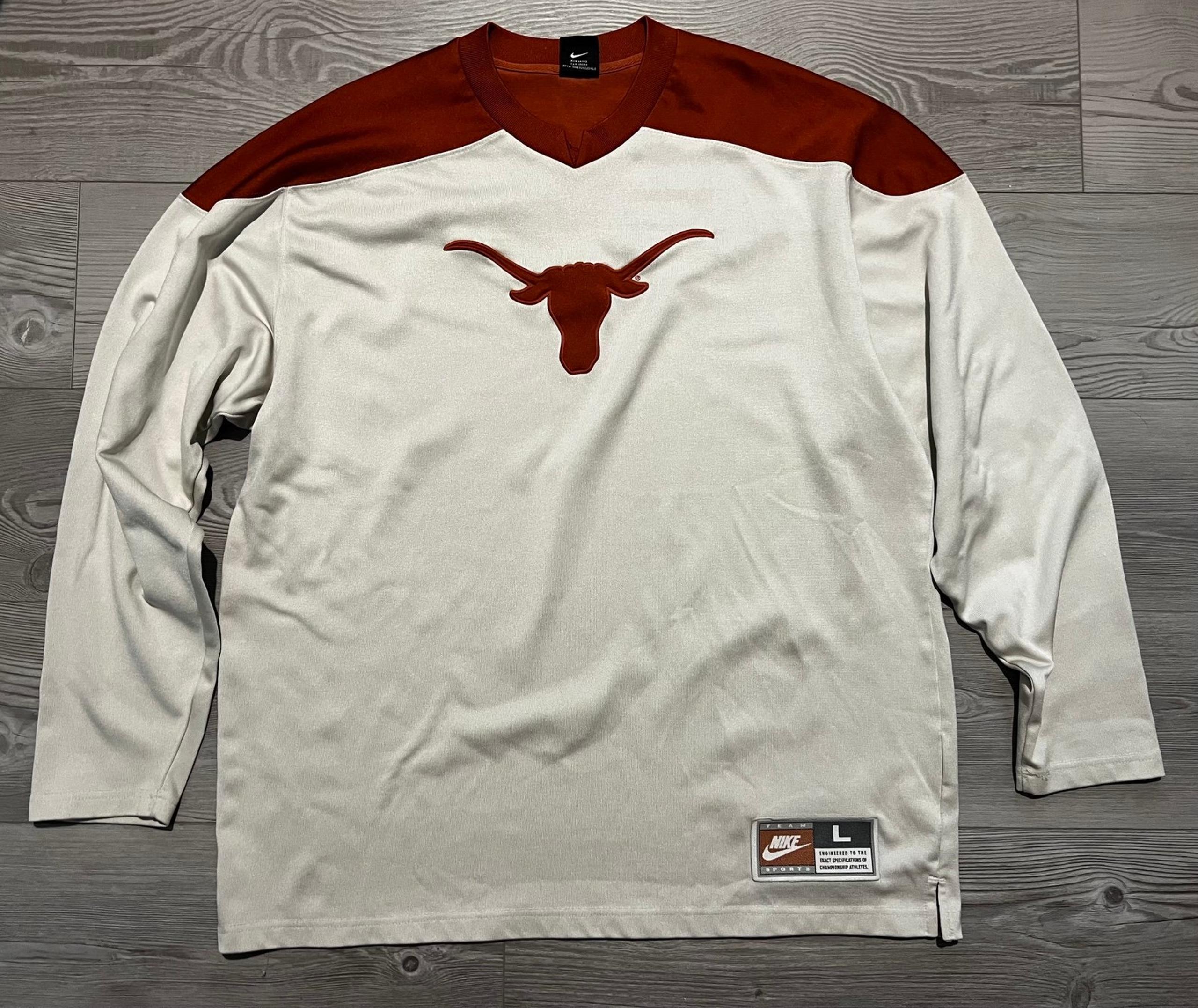 Nike Texas Longhorns Long Sleeve Shirt Size Large NCAA