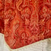 Vintage Wilkinson’s Red Paisley Beaded Accent Fringe Window Valances Set of 2