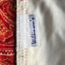 Vintage Wilkinson’s Red Paisley Beaded Accent Fringe Window Valances Set of 2
