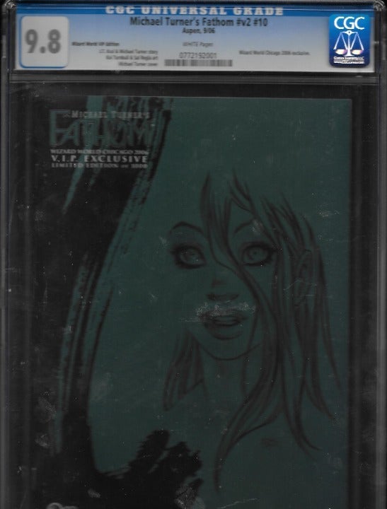 Michael Turner's Fathom V2 #10  CGC 9.8